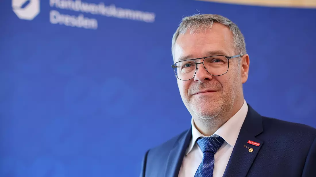 Handwerkspräsident Jörg Dittrich fordert einen Krisengipfel. - Bild: Jan Woitas/dpa