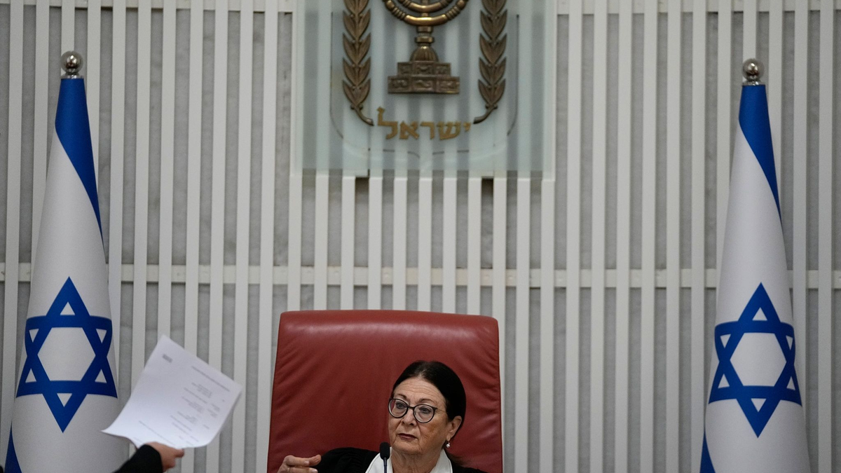 Die oberste Richterin Israels: Esther Chajut. - Foto: Ohad Zwigenberg/AP/dpa