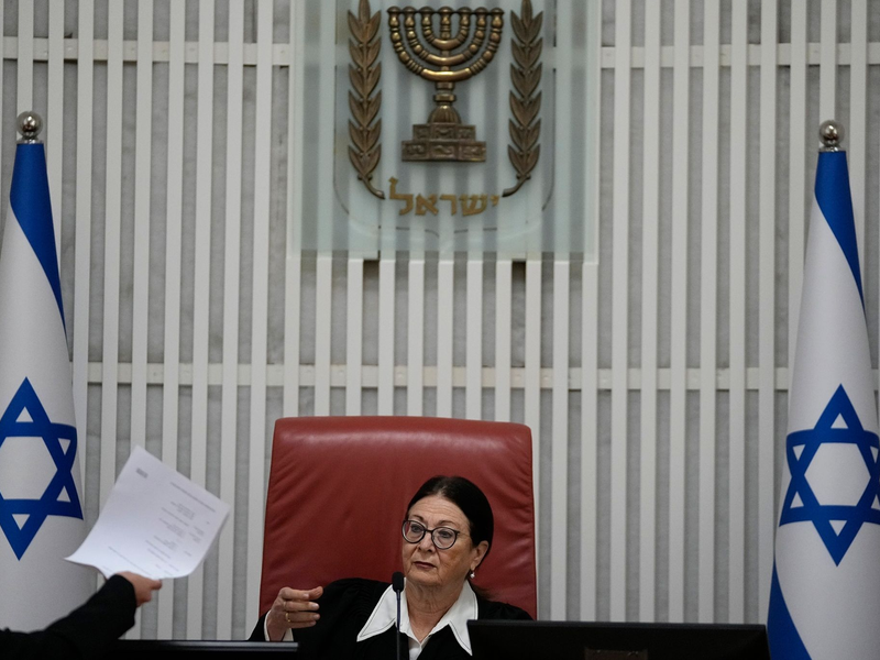 Die oberste Richterin Israels: Esther Chajut. - Foto: Ohad Zwigenberg/AP/dpa