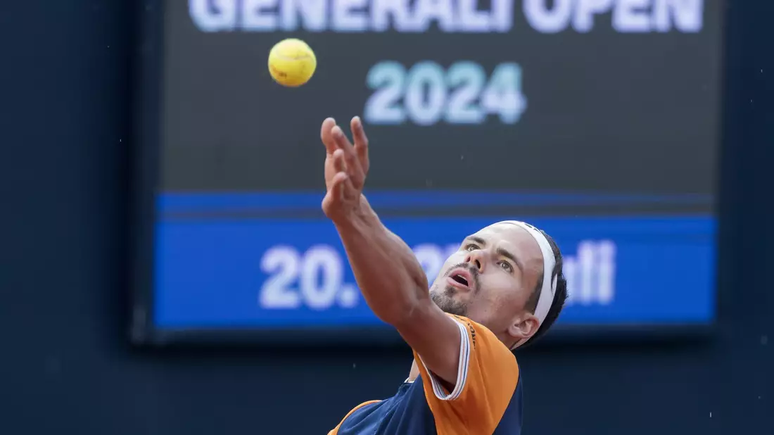 Schied in Kitzbühel im Achtelfinale aus: Daniel Altmaier. - Bild: Expa/Johann Groder/APA/dpa