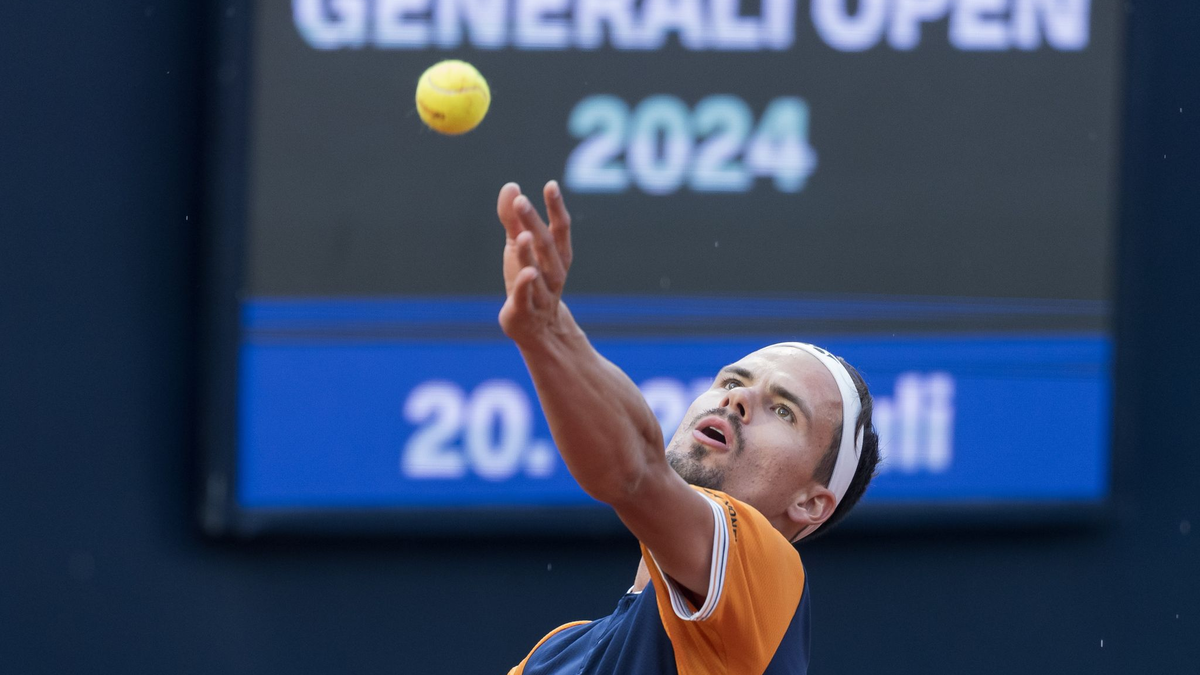 Schied in Kitzbühel im Achtelfinale aus: Daniel Altmaier. - Foto: Expa/Johann Groder/APA/dpa