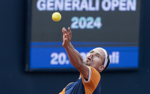 Schied in Kitzbühel im Achtelfinale aus: Daniel Altmaier. - Foto: Expa/Johann Groder/APA/dpa