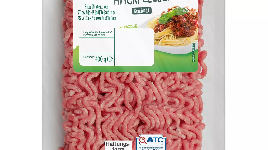 Die Nachfrage nach Bio-Fleisch ist leicht rückläufig. - Bild: Dansih Crown Fleisch GmbH/obs
