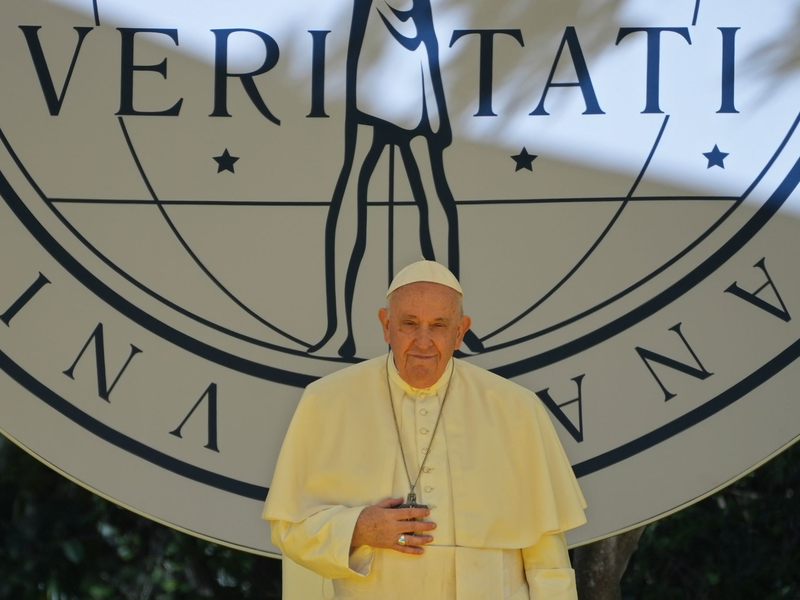 «Habt den Mut, Ängste durch Träume zu ersetzen»: Papst Franziskus. - Foto: Ana Brigida/AP/dpa