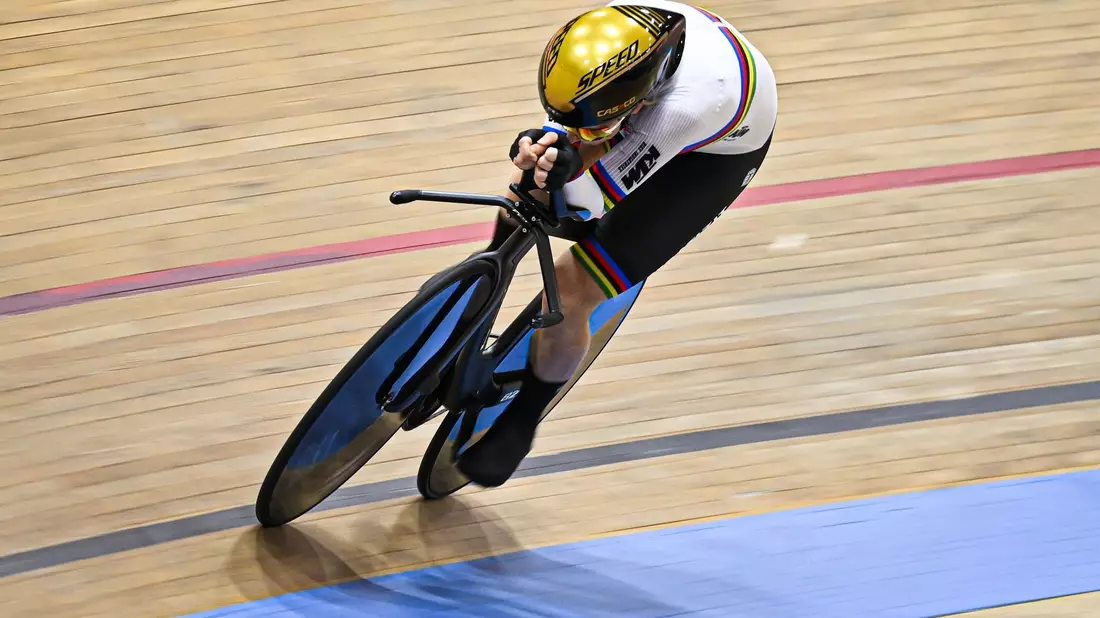 Hat in Glasgow das Finale erreicht: Bahnradfahrerin Franziska Brauße. - Bild: Gian Ehrenzeller/KEYSTONE/dpa
