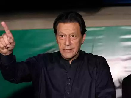 Imran Khan ist zu drei Jahren Gefängnis verurteilt worden. - Foto: K.M. Chaudary/AP/dpa