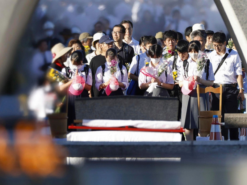Am 6. August 1945 um 8.15 Uhr (Ortszeit) warf der US-Bomber Enola Gay die erste im Krieg eingesetzte Atombombe über Hiroshima ab. - Foto: Uncredited/Kyodo News/AP