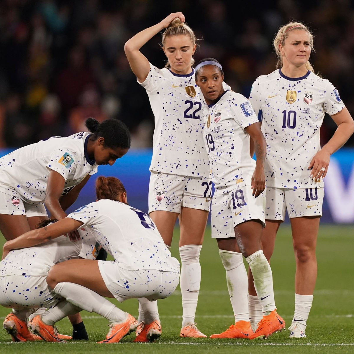 Das US-Team ist bei der WM ausgeschieden. - Foto: Scott Barbour/AP/dpa
