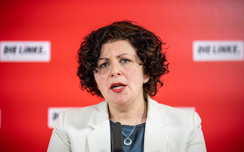 Amira Mohamed Ali will nicht erneut für das Amt der Fraktionsvorsitzenden der Linken kandidieren. - Foto: Michael Kappeler/dpa