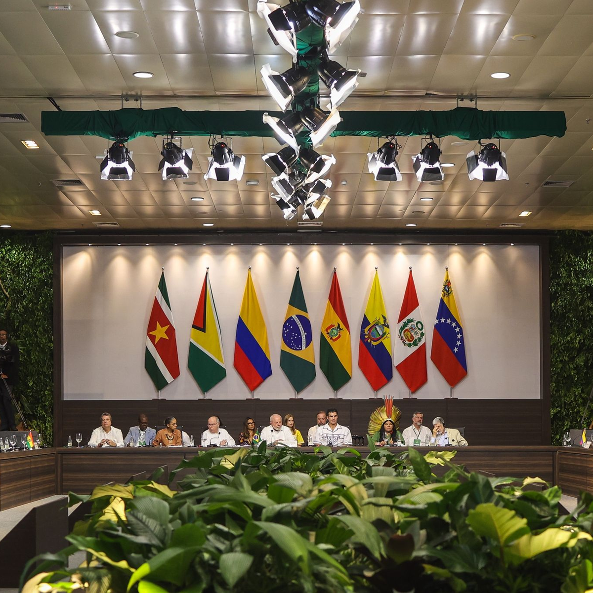 Bei dem Amazonas-Gipfel treffen sich Vertreter von Brasilien, Bolivien, Ecuador, Guyana, Kolumbien, Peru, Suriname und Venezuela. - Foto: Filipe Bispo/dpa