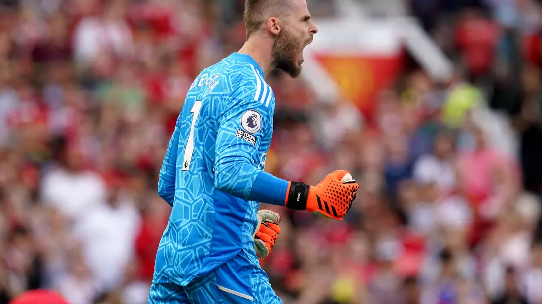 David de Gea stand zuletzt für Manchester United zwischen den Pfosten. - Bild: Martin Rickett/PA Wire/dpa