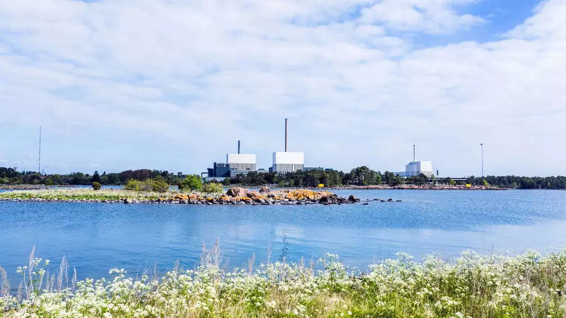 In Schweden sind derzeit drei Atomkraftwerke in Betrieb, darunter auch das Kernkraftwerk Oskarshamn. - Bild: Uniper Sweden/dpa/Archiv