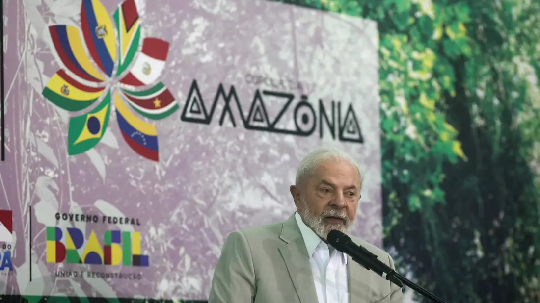 Der brasilianische Präsident Lula fordert die Industriestaaten auf, ihren eigenen Beitrag zum Klima- und Umweltschutz zu leisten. - Bild: Filipe Bispo/dpa