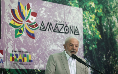 Der brasilianische PrÀsident Lula fordert die Industriestaaten auf, ihren eigenen Beitrag zum Klima- und Umweltschutz zu leisten. - Foto: Filipe Bispo/dpa Der brasilianische PrÀsident Lula fordert die Industriestaaten auf, ihren eigenen Beitrag zum Klima- und Umweltschutz zu leisten. - Foto: Filipe Bispo/dpa