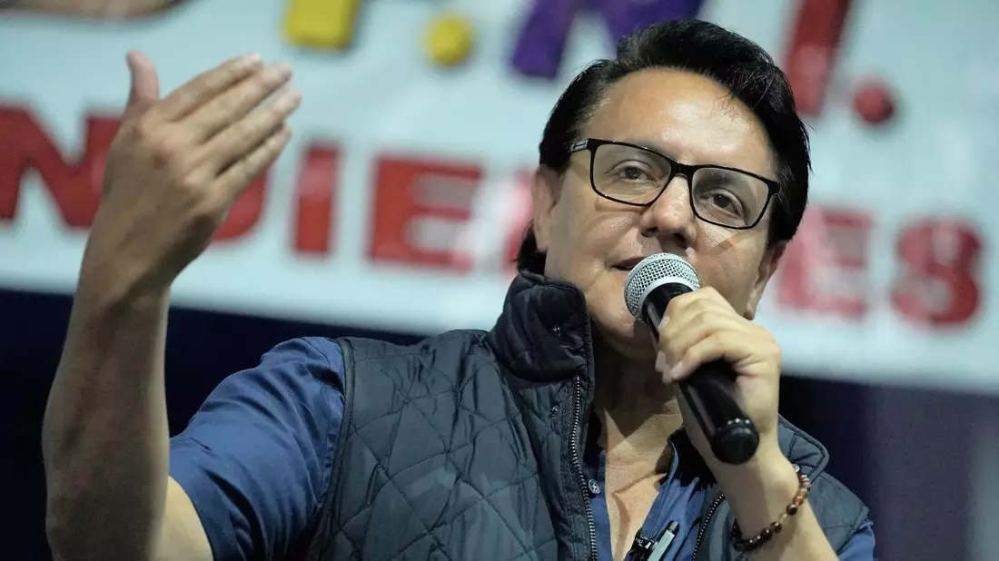 Fernando Villavicencio hatte sich als Kandidat der Bewegung Construye um das höchste Staatsamt in Ecuador beworben. - Bild: -/API via AP/dpa