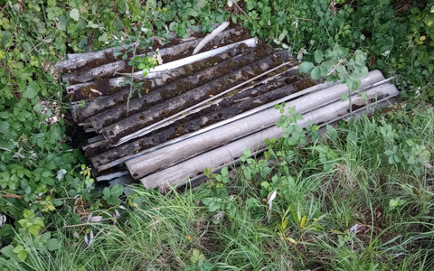 POL-SE: Heist - Illegale Entsorgung von asbesthaltigen Dachabdeckungen - Polizei sucht Zeugen - Foto: presseportal.de