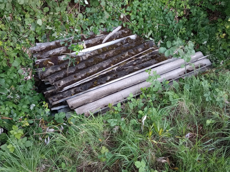 POL-SE: Heist - Illegale Entsorgung von asbesthaltigen Dachabdeckungen - Polizei sucht Zeugen - Foto: presseportal.de