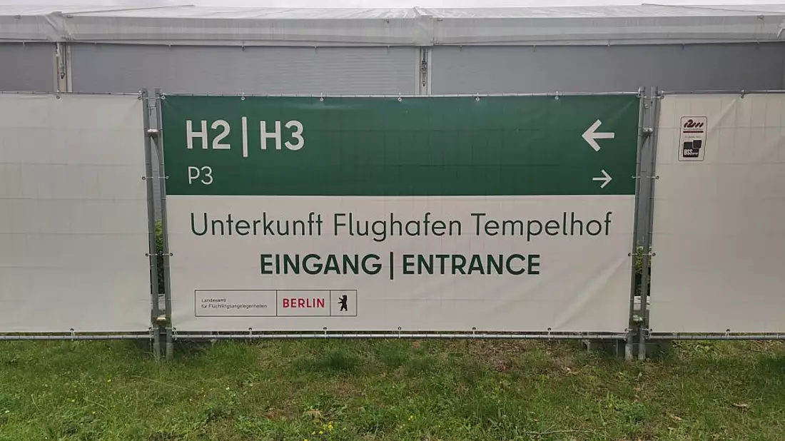 Flüchtlingsunterkunft Tempelhof (Archiv) - Bild: ?ber dts Nachrichtenagentur