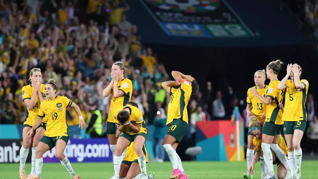 Australiens Fußballerinnen stehen im WM-Halbfinale. - Bild: Tertius Pickard/AP/dpa