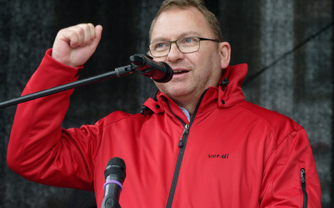 Verdi-Chef Frank Werneke fordert eine Reform der Grundrente. - Foto: Henning Kaiser/dpa/Archiv