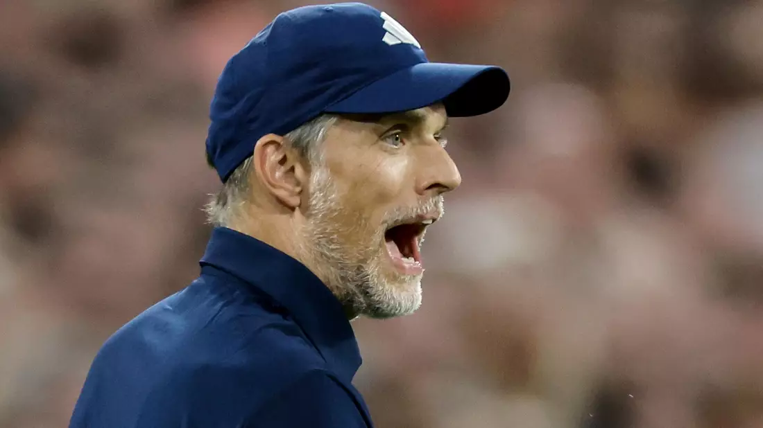 Bayerns Trainer Thomas Tuchel zeigte sich unzufrieden mit der Leistung seiner Mannschaft. - Bild: Daniel Löb/dpa
