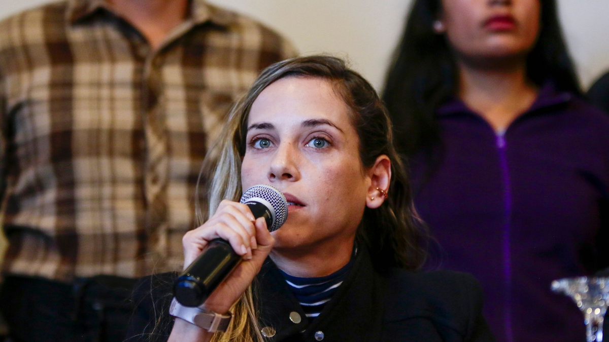 Vize-Kandidatin Andrea González Náder soll bei der Wahl am 20. August antreten. - Foto: Carlos Noriega/AP