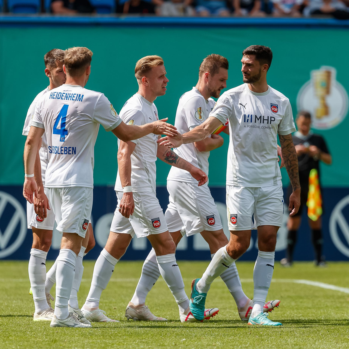 Bundesliga-Neuling Heidenheim setzte sich torreeich beim Rostocker FC durch. - Foto: Andy Buenning/Eibner-Pressefoto/dpa