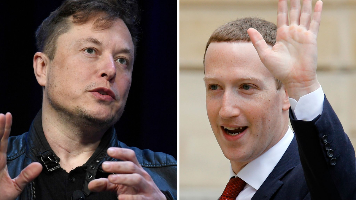 Elon Musk und Mark Zuckerberg. - Foto: Susan Walsh/Francois Mori/AP/dpa/Archiv