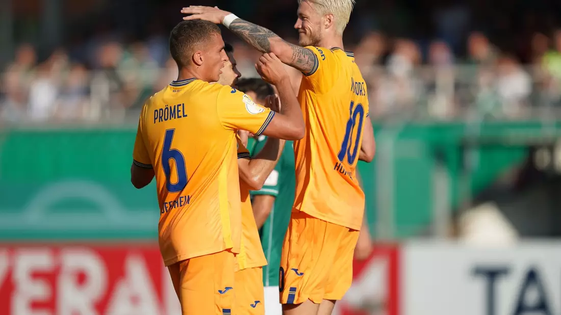 Dank seines Doppelpacks drehte Hoffenheim die Partie: Andrej Kramaric. - Bild: Marcus Brandt/dpa