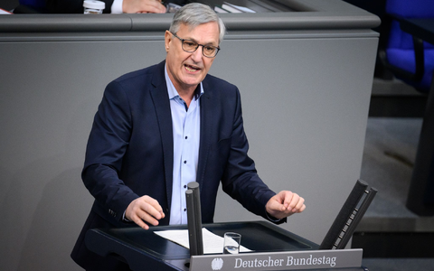 Der ehemalige Linkenchef Bernd Riexinger äußert sich zur Zukunft der Partei. - Foto: Bernd von Jutrczenka/dpa