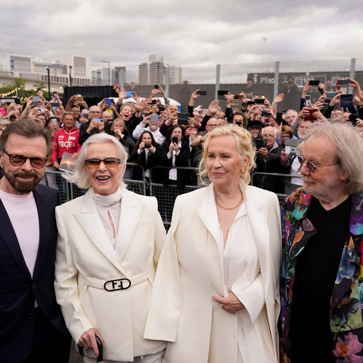 Björn Ulvaeus (l-r), Anni-Frid Lyngstad, Agnetha Fältskog und Benny Andersson sind Abba. - Foto: Alberto Pezzali/AP/dpa