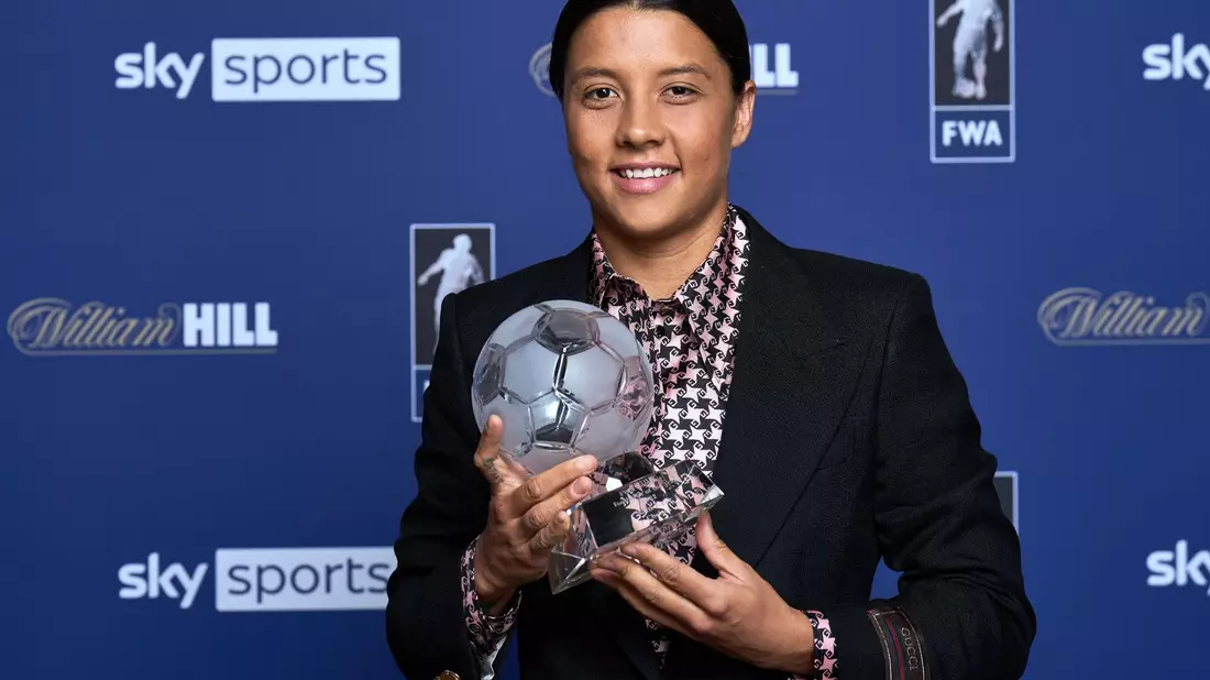 Australiens Superstar Sam Kerr spielt gegen England von Beginn an. - Bild: John Walton/PA Wire/dpa