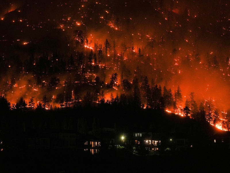 In Kanada waren die Waldbrände in diesem Jahr besonders schlimm. - Foto: DARRYL DYCK/The Canadian Press/AP/dpa