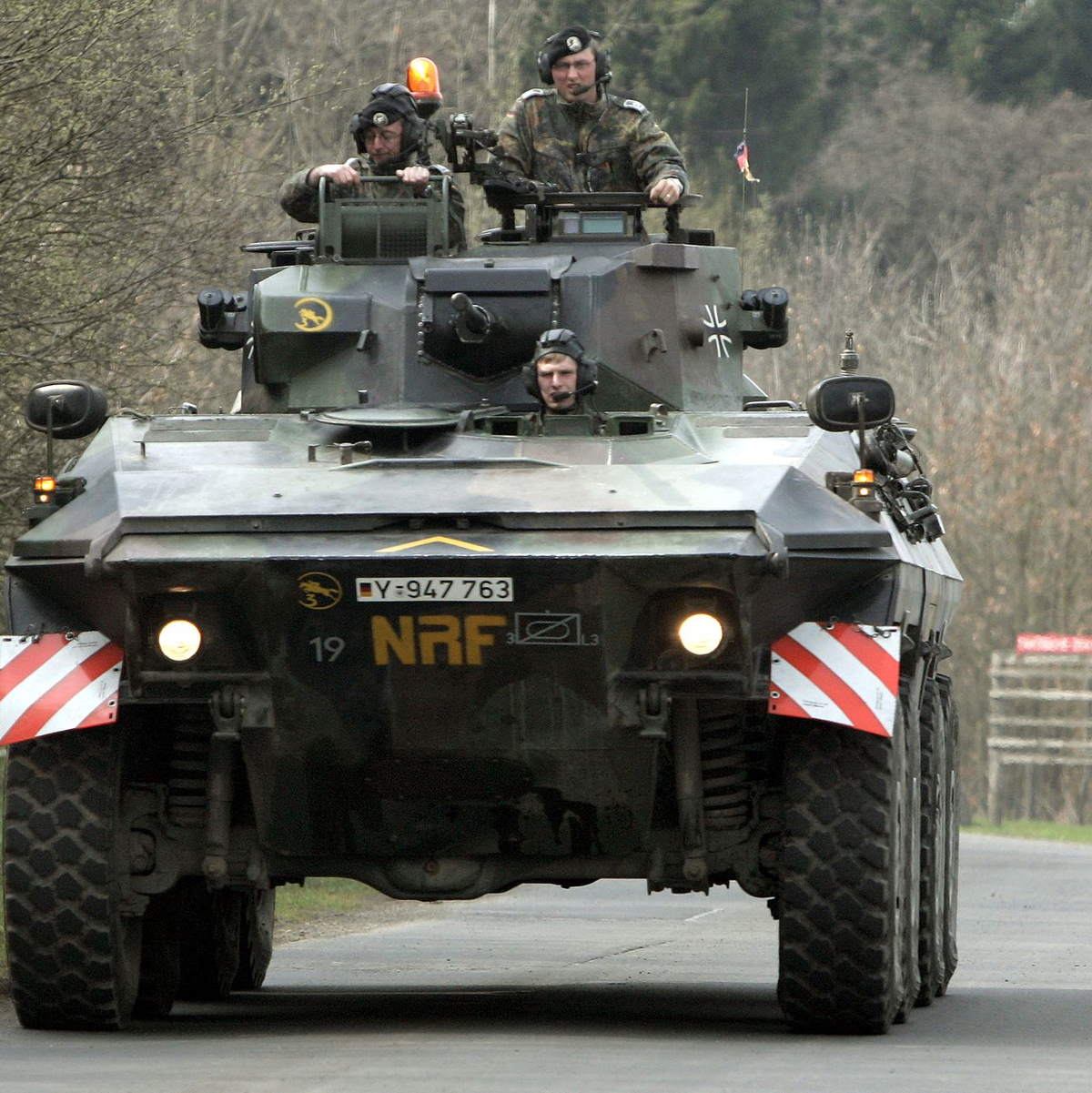 Den Schützenpanzer Lynx - hier ein Modell von der Bundeswehr - will Rheinmetall zukünftig auch in einer neuen Fabrik in Ungarn produzieren. - Foto: Frank May/dpa