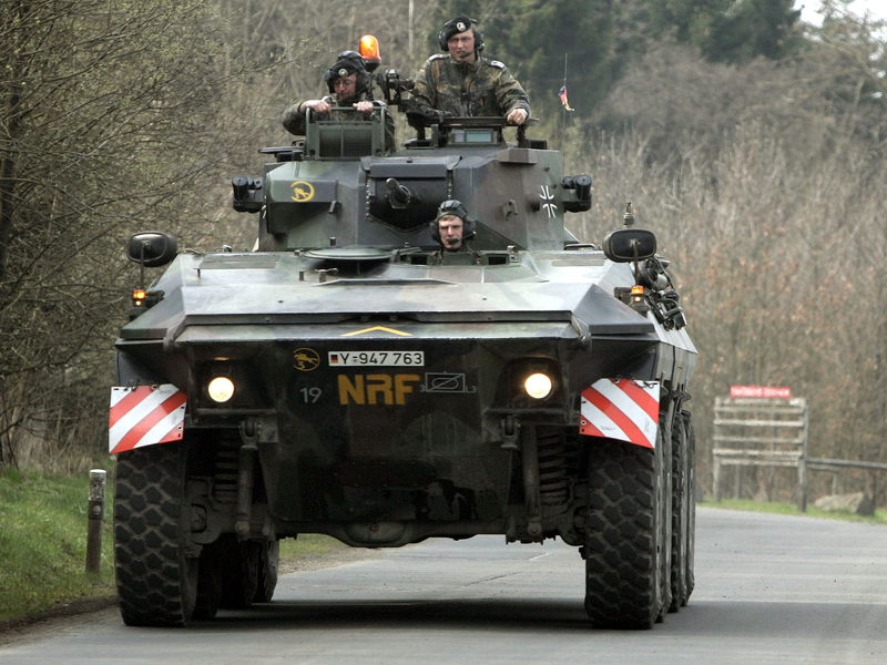 Den Schützenpanzer Lynx - hier ein Modell von der Bundeswehr - will Rheinmetall zukünftig auch in einer neuen Fabrik in Ungarn produzieren. - Foto: Frank May/dpa