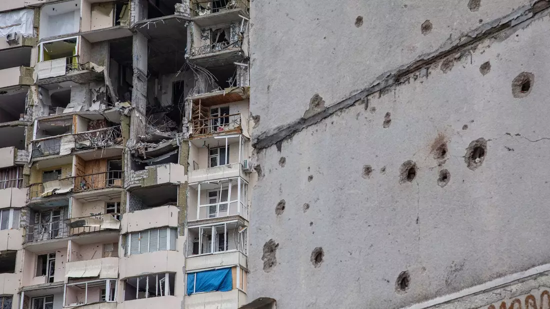 Bereits im vergangenen Sommer war Tschernihiw das Ziel eines russischen Luftangriffs. (Archiv) - Bild: Michal Burza/ZUMA Press Wire/dpa