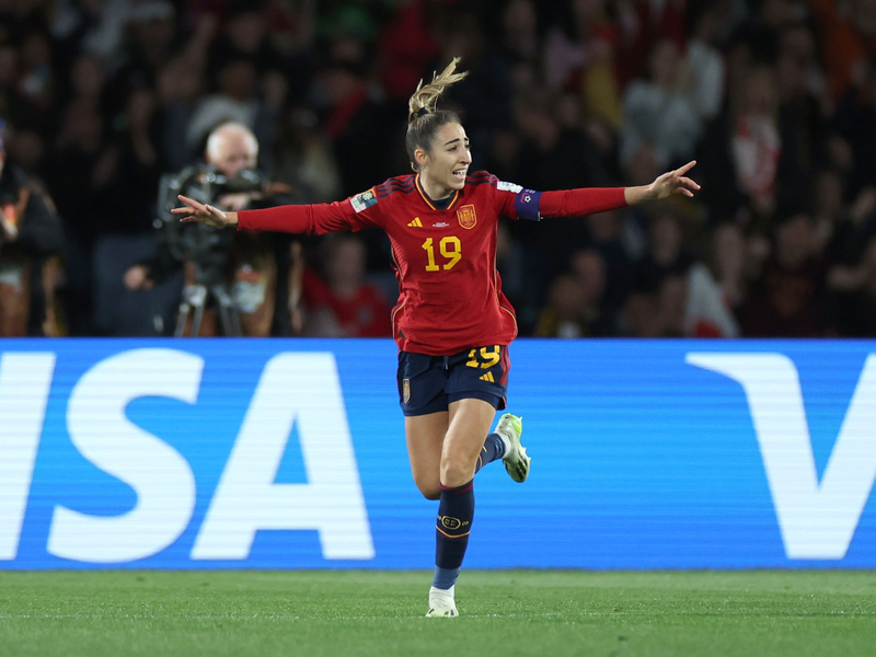Olga Carmona erzielte im WM-Finale den Siegtreffer für die Spanierinnen. - Foto: Isabel Infantes/PA Wire/dpa