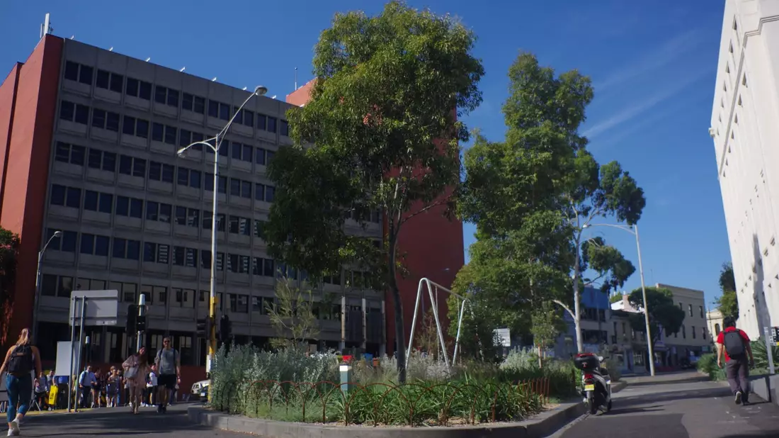 Blick auf die untersuchte Grünfläche in Melbourne. Einer Studie zufolge wurde dort ein siebenfacher Anstieg der Insektenarten binnen drei Jahren festgestellt. - Bild: Mata, Et al/EurekAlert/dpa