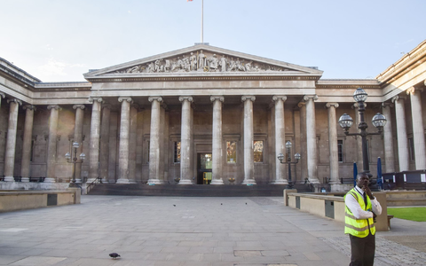 Außenansicht des British Museum in London. - Foto: Vuk Valcic/ZUMA Press Wire/dpa