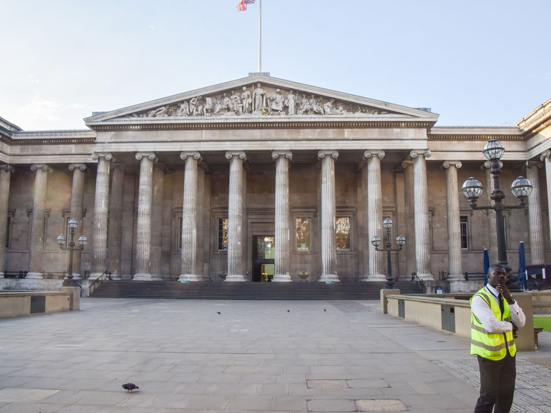 Außenansicht des British Museum in London. - Foto: Vuk Valcic/ZUMA Press Wire/dpa