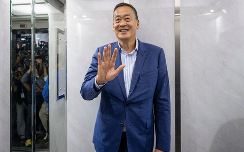 Der Immobilienmagnat Srettha Thavisin von der Partei Pheu Thai erhielt die Mehrheit der Stimmen in beiden Kammern des nationalen Parlaments. - Foto: Wason Wanichakorn/AP/dpa