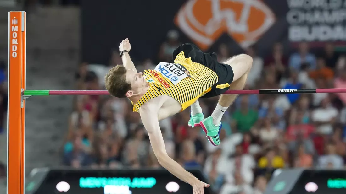 Hochspringer Tobias Potye hat bei der Leichtathletik-WM in Budapest eine Medaille verpasst. - Bild: Marcus Brandt/dpa