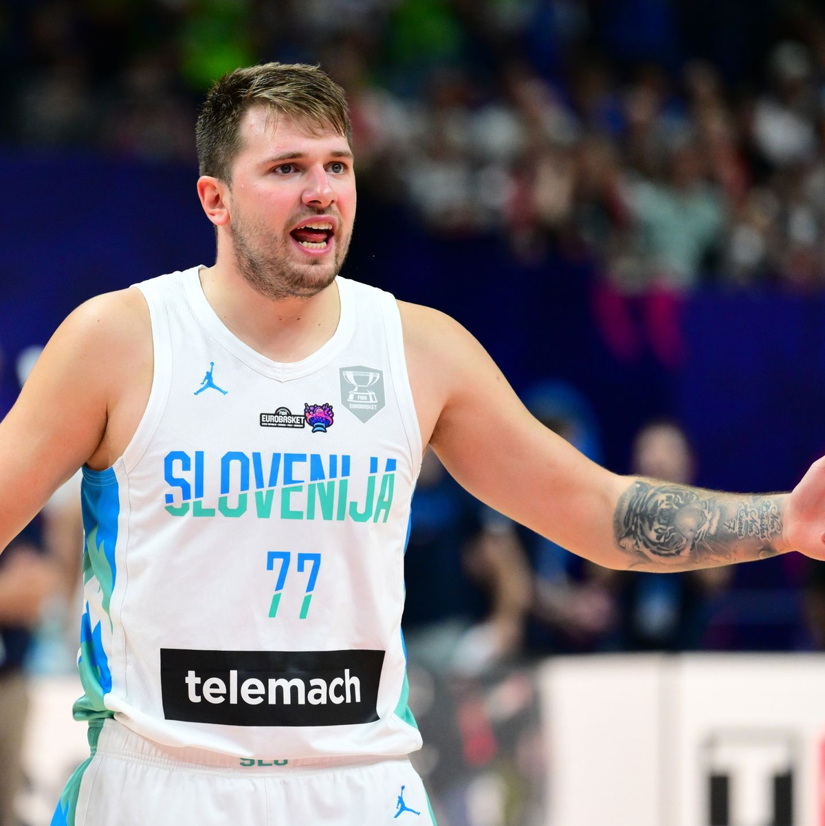 Luka Doncic will mit Slowenien eine WM-Medaille holen. - Foto: Soeren Stache/dpa