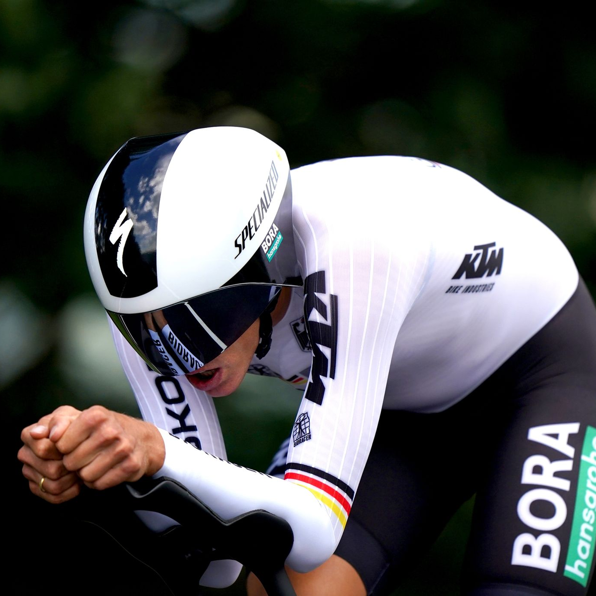 Hat den Sieg im Prolog der 38. Deutschland Tour verpasst: Nils Politt. - Foto: Tim Goode/PA Wire/dpa