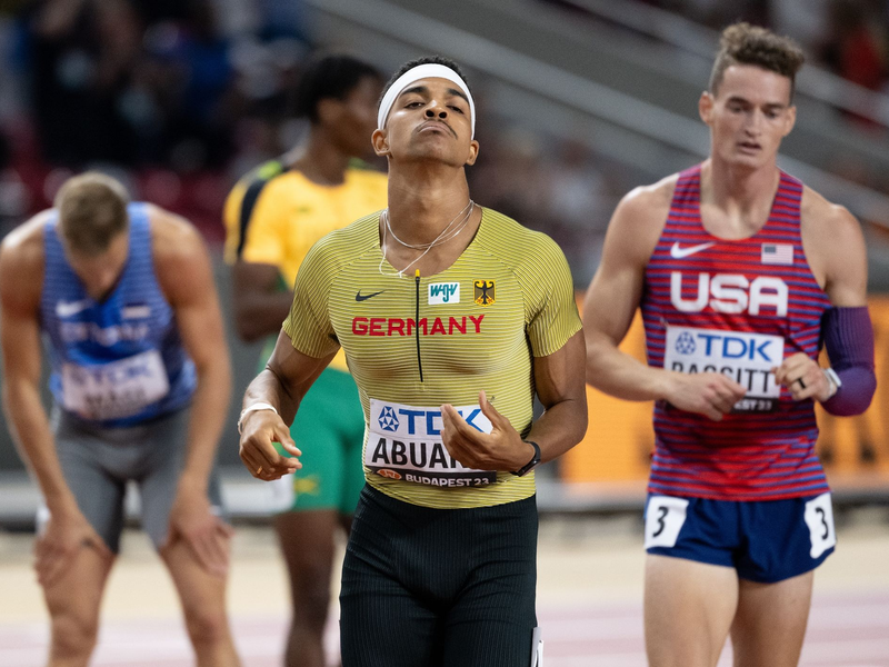 Joshua Abuaku belegte im WM-Finale den achten Platz. - Foto: Sven Hoppe/dpa