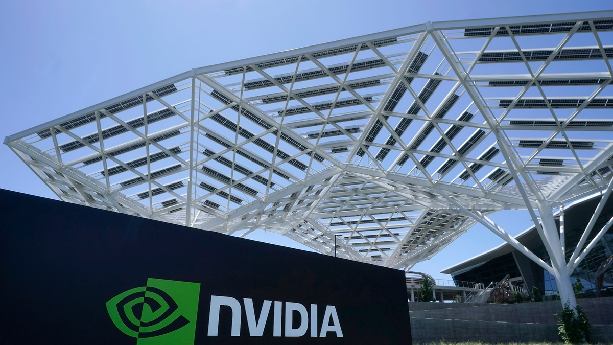 Das Nvidia-Bürogebäude in Santa Clara im US-Bundesstaat Kalifornien. - Foto: Jeff Chiu/AP