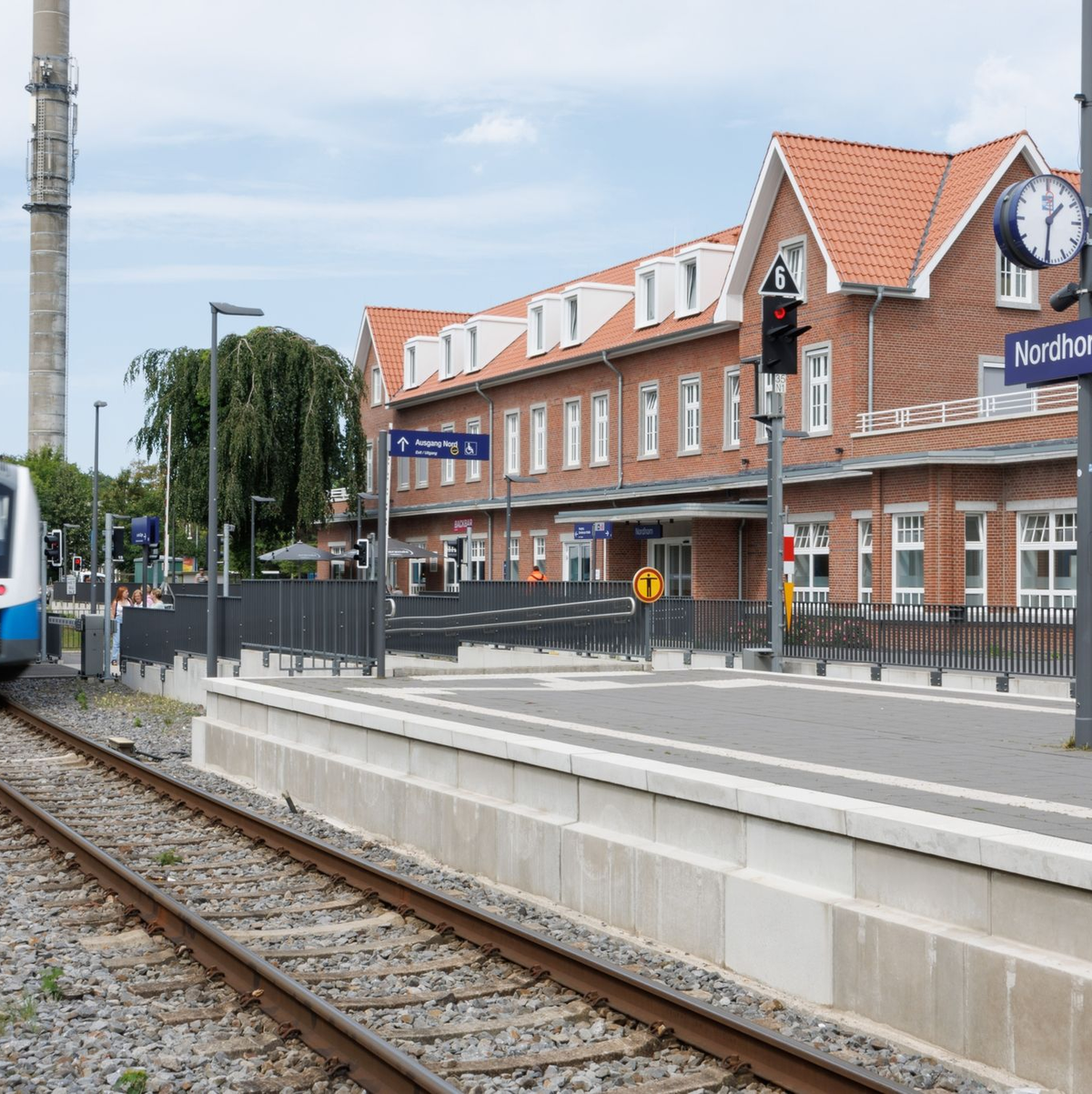 Der «Bahnhof des Jahres» in Nordhorn. - Foto: Friso Gentsch/dpa