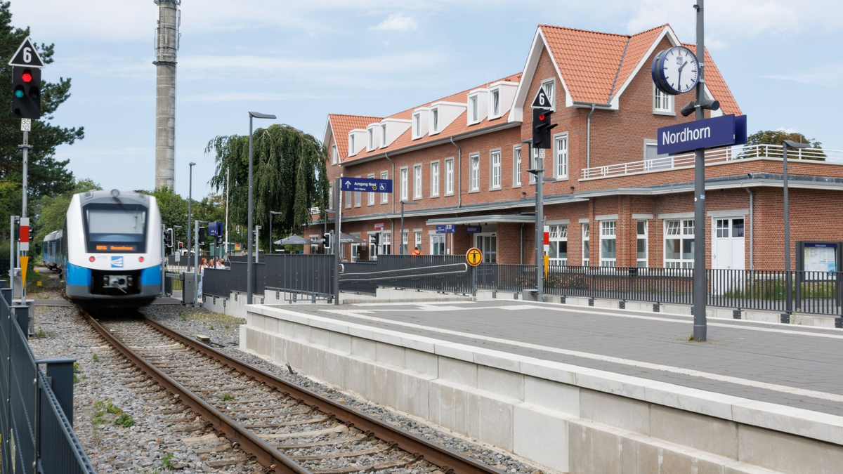 Der «Bahnhof des Jahres» in Nordhorn. - Foto: Friso Gentsch/dpa