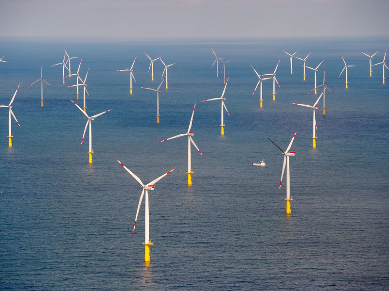 Wie kommt der erzeugte Strom vom Offshore-Windpark ins Landesinnere? - Foto: Daniel Reinhardt/dpa