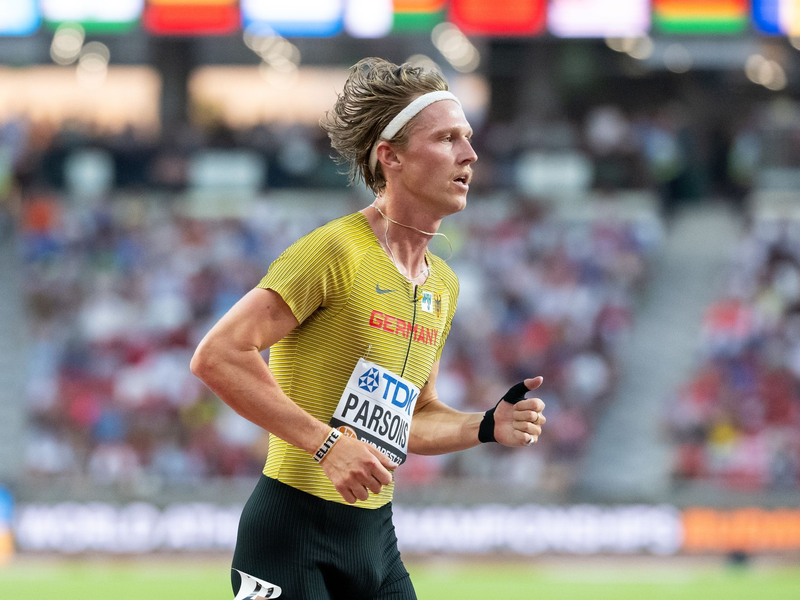 Stürzte beim WM-Vorlauf: Sam Parsons. - Foto: Sven Hoppe/dpa